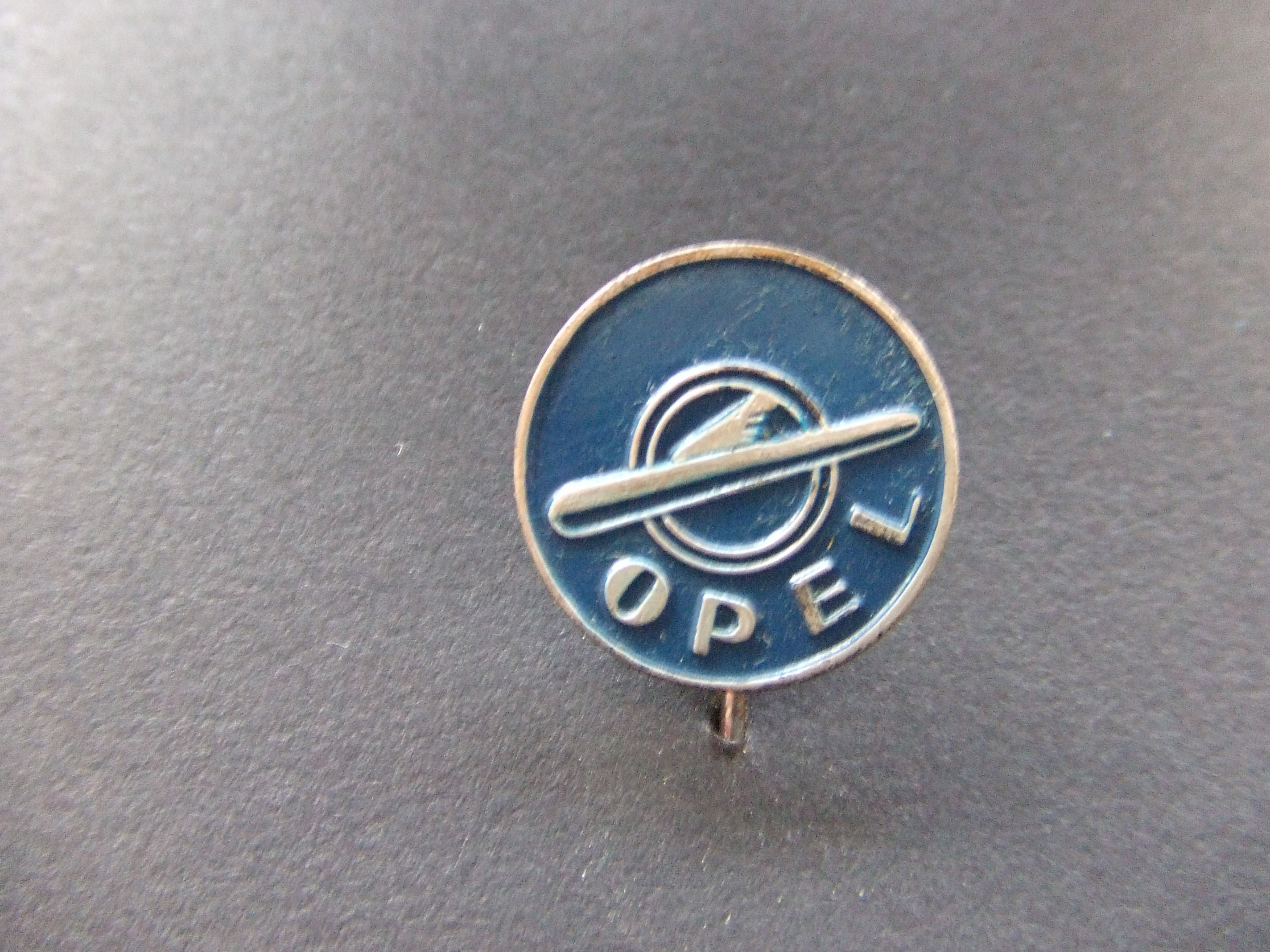Opel oud logo blauw oldtimer auto